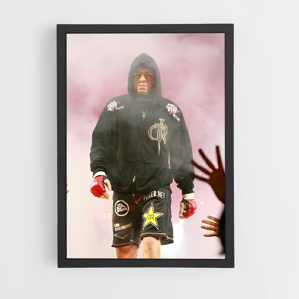 Poster Ombre en Fuite – affiche MMA (vue 2)